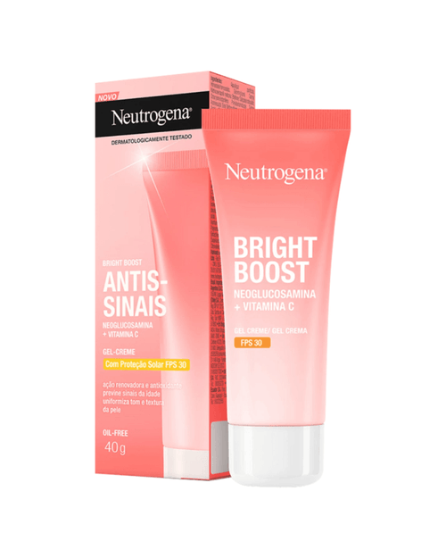 Gel Hidratante Facial Neutrogena Bright Boost FPS 30 40g