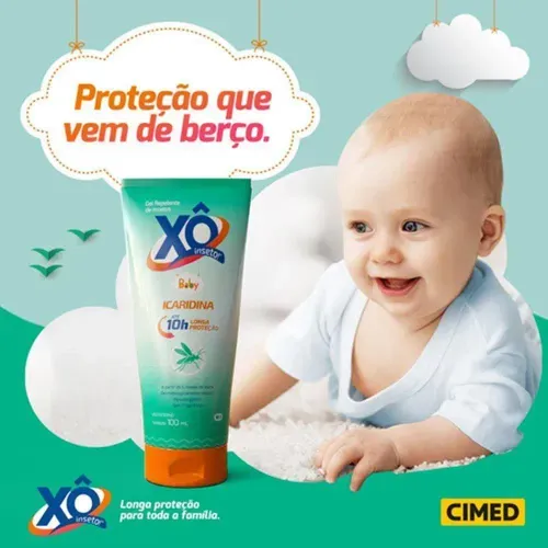 Repelente em Gel Cimed Xô Inseto Baby com Icaridina 100ml