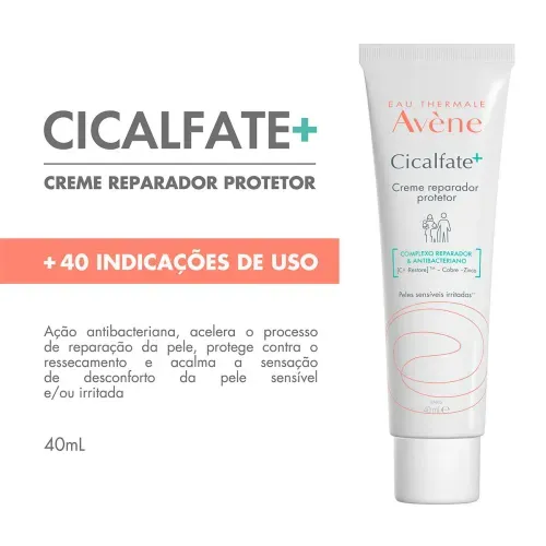 Creme Reparador Avène Cicalfate com Ação Cicatrizante 40ml