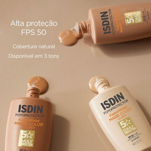 Protetor Solar Isdin Fusion Water Cor Média FPS50 - 50ml