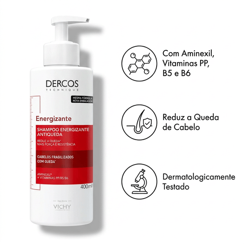 Shampoo Dercos Energizante - 400ml