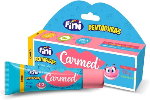 Hidratante Labial Carmed Fini Dentaduras com Manteiga de Cacau 10g