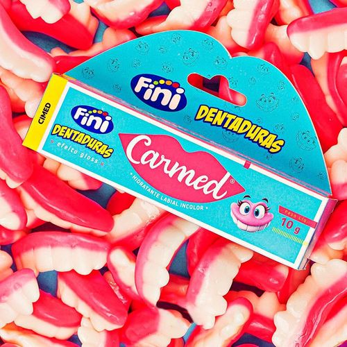 Hidratante Labial Carmed Fini Dentaduras com Manteiga de Cacau 10g