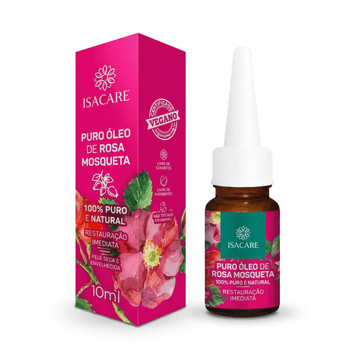 Óleo Facial Rosa Mosqueta Isacare 10ml
