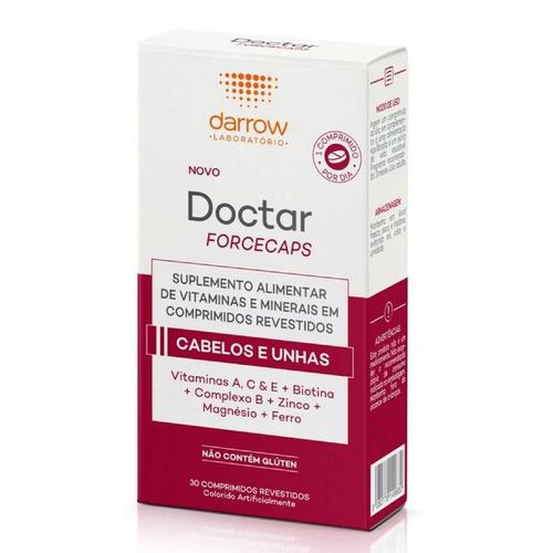 Suplemento Vitamínico Darrow Doctar Forcecaps com 30 Comprimidos