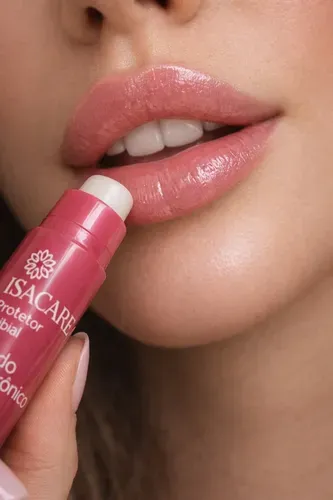 Protetor Labial Isacare com Ácido Hialurônico 3,5g