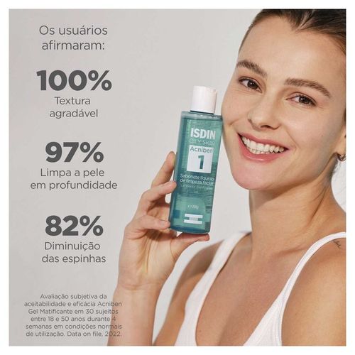 Sabonete Líquido de Limpeza Facial Isdin Acniben - 208g
