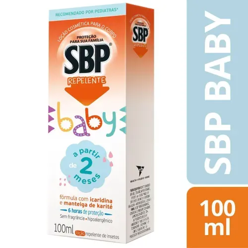 Repelente SBP Baby com Icaridina e Manteiga de Karité 100ml