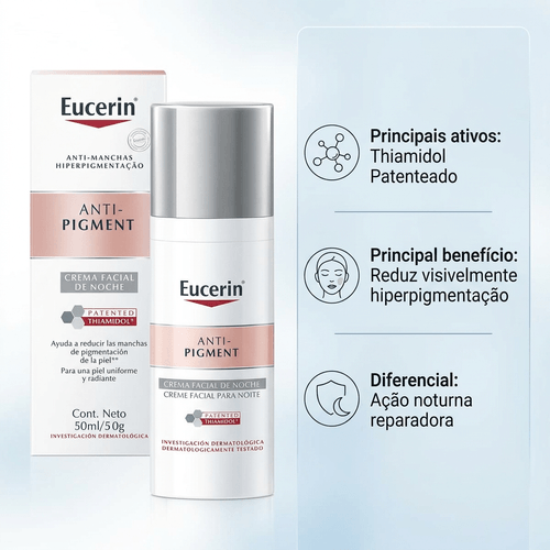 Creme Clareador de Mãos Eucerin Anti-pigment FPS30 - 75ml