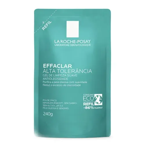 Gel de Limpeza Facial Effaclar Alta Tolerância Refil - 240g