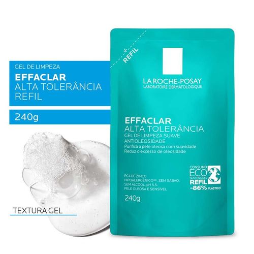 Gel de Limpeza Facial Effaclar Alta Tolerância Refil - 240g