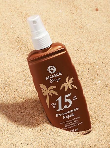 Óleo Bronzeador Anasol com FPS 15 125ml