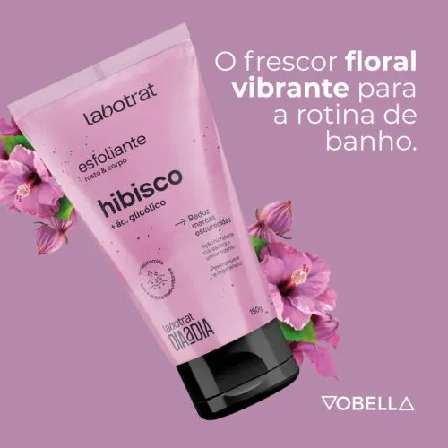 Esfoliante Corporal em Creme Labotrat com Hibisco e Niacinamida 150g