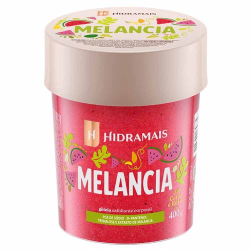 Sabonete Mousse Esfoliante Corporal Hidramais com Melancia 400g