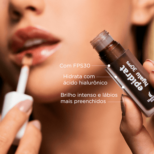 Balm Labial em Óleo Mantecorp Epidrat Hyalu com FPS 30 Chocolate 6ml