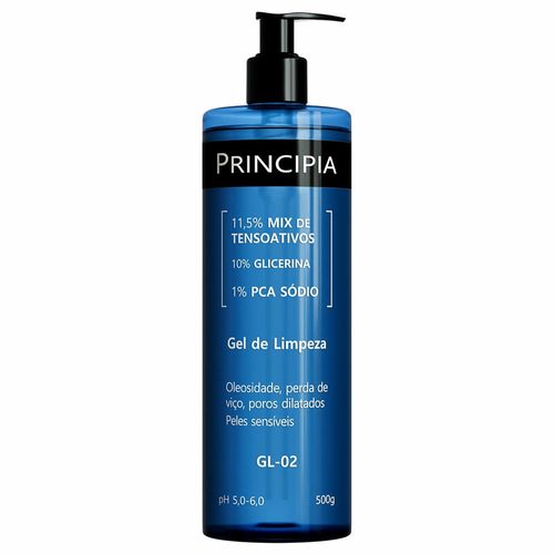 Gel de Limpeza Facial Principia GL-02 com Glicerina 500ml