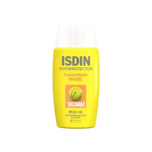 Protetor Solar Facial em Loção ISDIN Fusion Water Magic com FPS 50 50ml