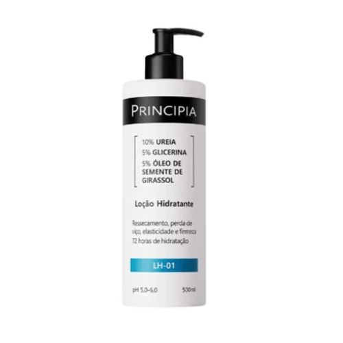 Loção Hidratante Principia LH-01 com Ureia 10% e Glicerina 500ml