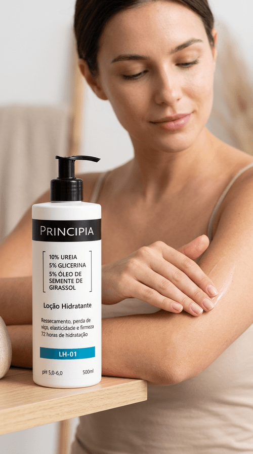 Loção Hidratante Principia LH-01 com Ureia 10% e Glicerina 500ml
