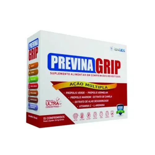 Multivitamínico Previna Grip Idn Labs 15 Comprimidos