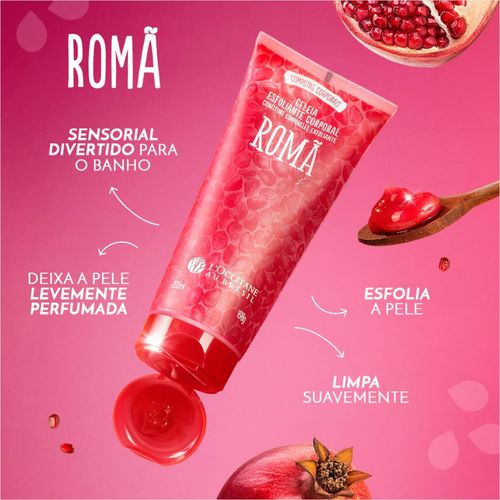 Geleia de Banho Esfoliante L’Occitane com Romã 200ml
