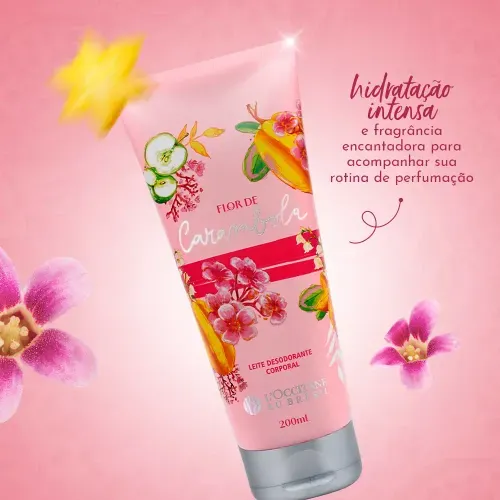 Leite Desodorante Corporal L’Occitane Flor de Carambola 200ml