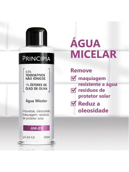 Água Micelar em Loção Principia AM-01 200ml