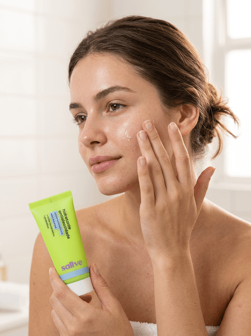 Hidratante Facial em Gel Sallve com Ácido Hialurônico e Niacinamida 40g