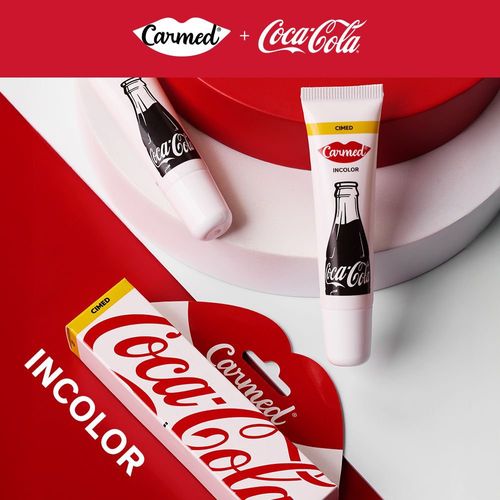 Hidratante Labial em Creme Carmed Coca-Cola com Manteiga de Cacau 10g