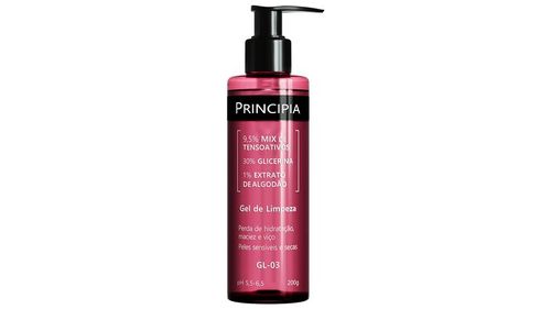 Gel de Limpeza Facial Principia GL-03 com Mix de Tensoativos e Glicerina 200ml