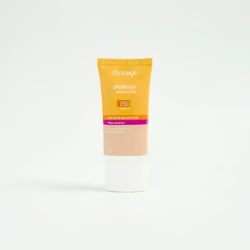 Protetor Solar Mineral em Fluido Dermage Photoage com Cor Clara FPS 50 50g