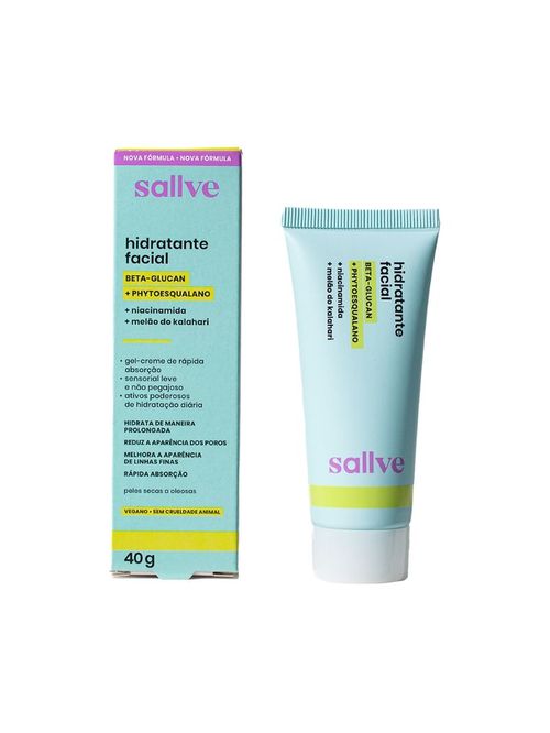 Hidratante Facial Sallve com Niacinamida e Phytoesqualano 40g