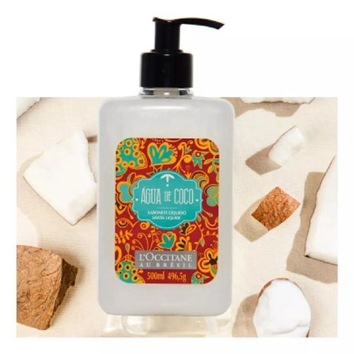 Sabonete Líquido em Loção L’Occitane com Água de Coco 500ml