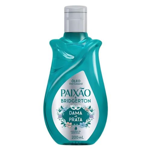 Óleo Corporal Paixão Bridgerton Dama Prata com Óleo de Amêndoas 200ml