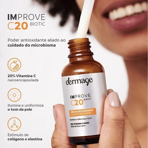 Sérum Facial Dermage Improve C 20 Biotic com Vitamina C 15g