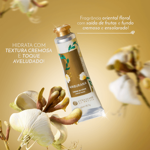 Hidratante Para Mãos em Creme L’Occitane Amburana 30ml