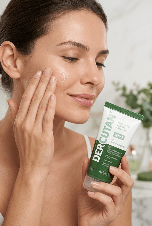 Gel de Limpeza Melora Dercutan Sense com Zinco PCA e Aloe Vera 150g