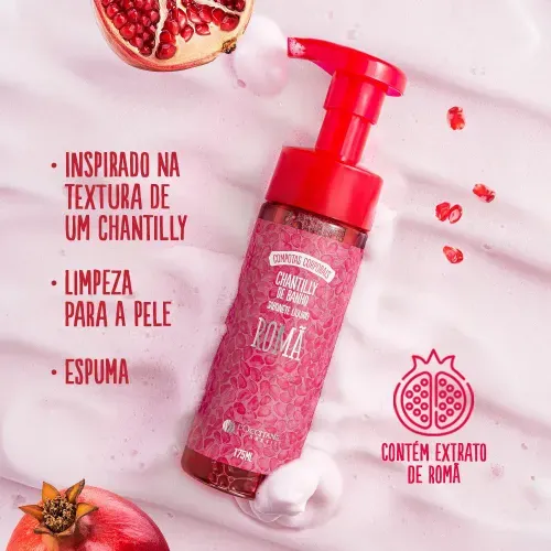 Sabonete Líquido em Espuma L’Occitane Romã 175ml