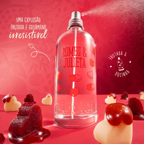 Body Splash em Loção Sheba Au Brasél Romeu e Julieta 150ml