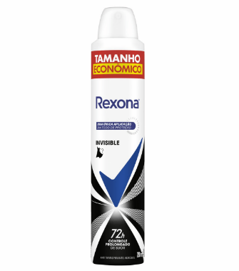Desodorante Aerosol Rexona Invisible 200ml