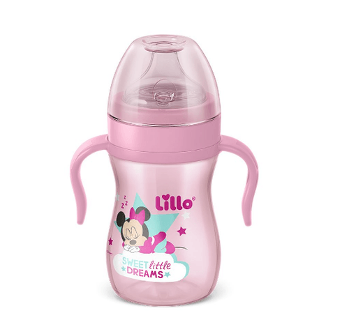 Copo de Treinamento Lillo Evolution Disney Rosa 240ml