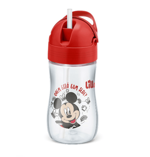Copo Lillo com Canudo Evolution Disney Neutro 300ml