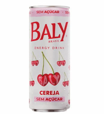 Energético Baly Sem Açúcar Cereja 473ml