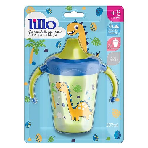 Copo de Treinamento Lillo Magia Antivazamento Verde 207ml