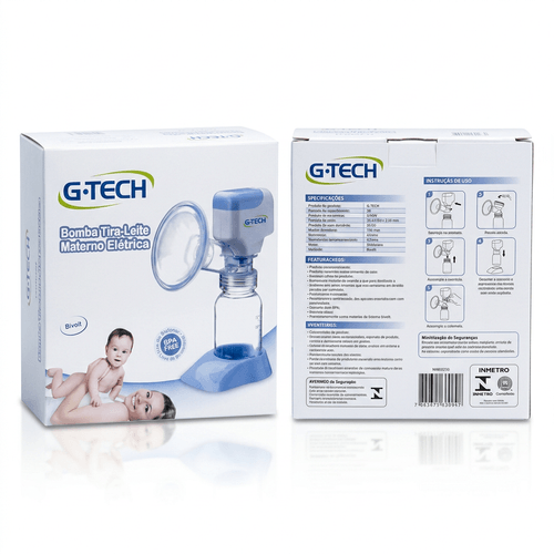 Bomba Tira-Leite Materno Elétrica G-Tech