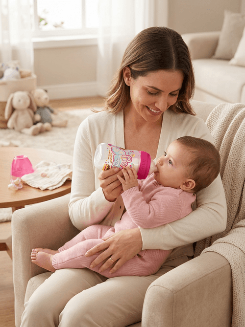 Mamadeira Lillo Super Evolution Divertida Rosa 300ml
