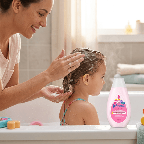 Condicionador Infantil Johnson's Baby Gotas de Brilho 200ml