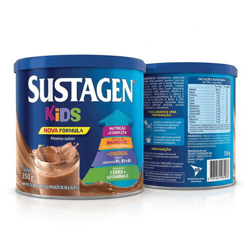 Complemento Alimentar Infantil Sustagen Kids Chocolate 350g