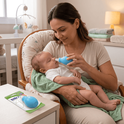 Aspirador Nasal Infantil Lillo Azul
