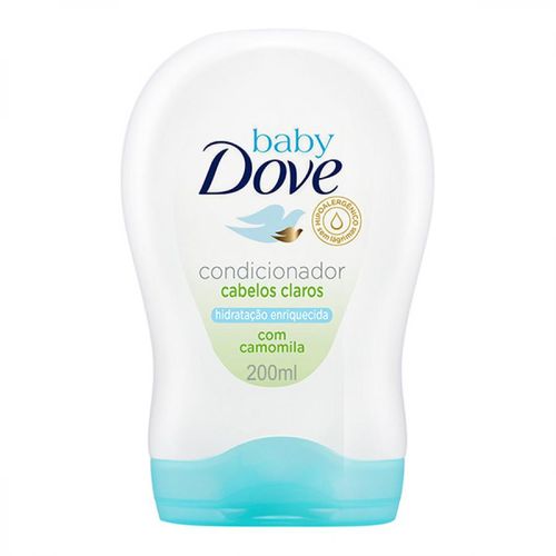 Condicionador Infantil Baby Dove Hidratação Enriquecida Cabelos Claros 200ml